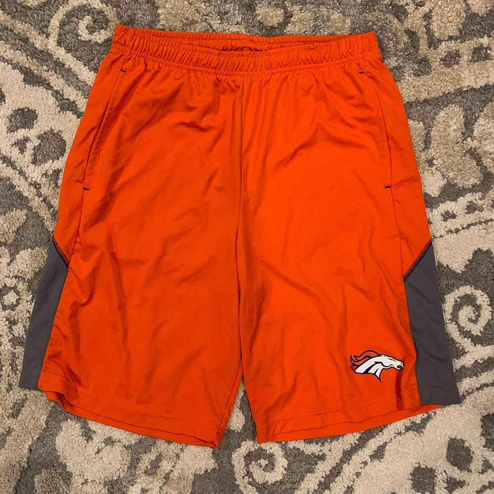 Denver Broncos NFL Team Apparel TX3 Cool Performance Shorts Men’s Size‎ Medium